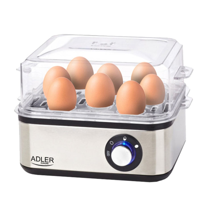 Automatisk æggevarmer til kogning af 8 æg Adler AD 4486 800W