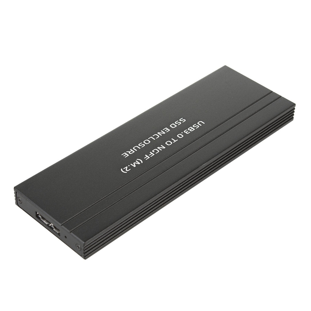 Maclean-diskkabinet, SSD M.2, NGFF, USB 3.0, størrelser 2230/2240/2260/2280, aluminiumskabinet, MCE582