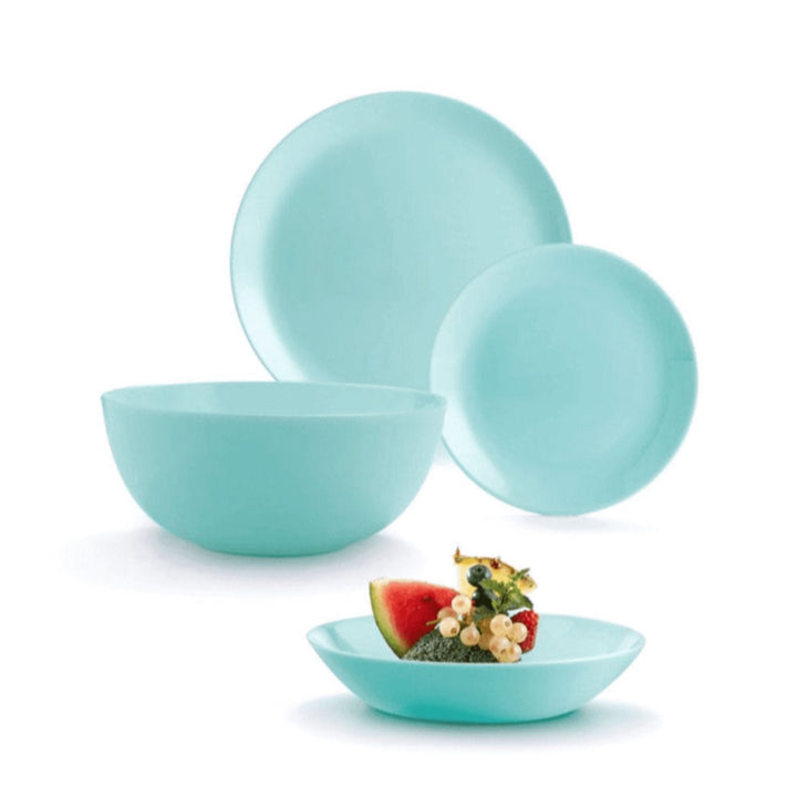 Diwali Light Turquoise 19-delt middagsstel fra Luminarc