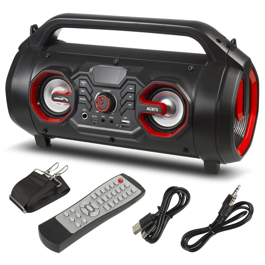 Audiocore bærbar bas-højttaler, Bluetooth 5.0, FM-radio, micro-kort, SDIPX4, 2000 mAh, AC875