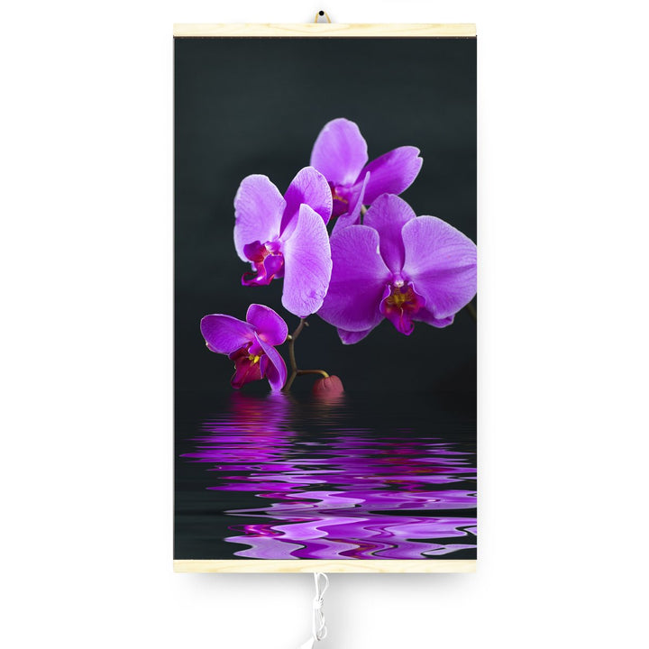 Infrarød radiator - fleksibel varmepanel 430W TRIO model 17 purpur mirakel, mål 100x57cm med regulator