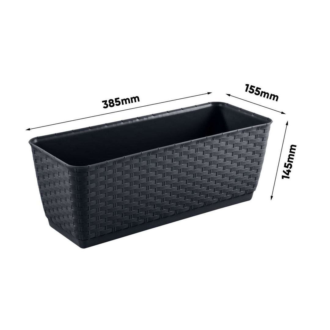 Ratolla DRL500PW umbra rattanplantekrukke med kroge