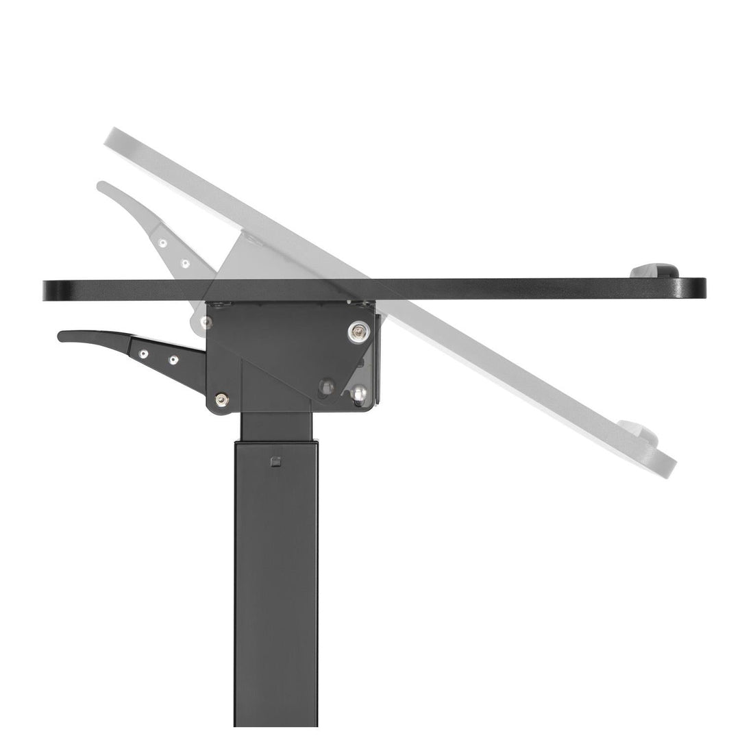 Maclean skrivebord til bærbar computer, højdejusterbar, til stående og siddende arbejde, maks. højde 113 cm, MC-892B