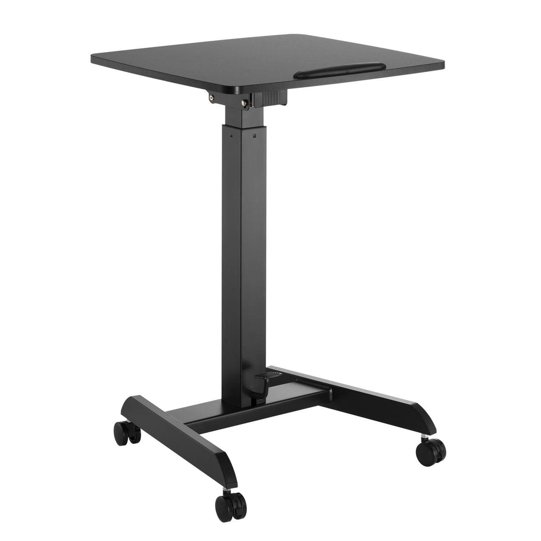 Maclean skrivebord til bærbar computer, højdejusterbar, til stående og siddende arbejde, maks. højde 113 cm, MC-892B