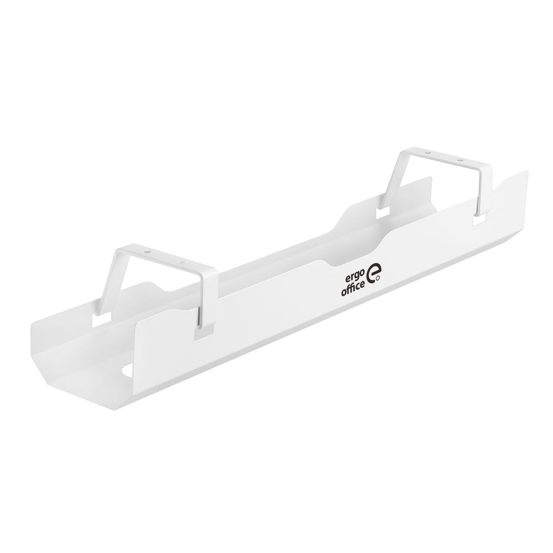 Ergo Office hvid kabel- og ledningsholder til under skrivebordet ER-431 W