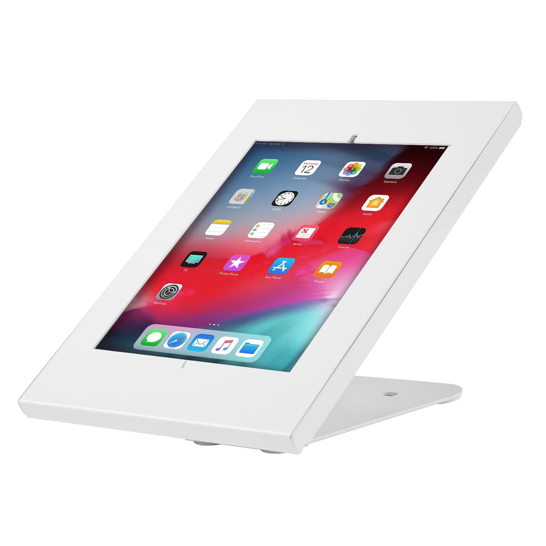 Maclean reklamestativ til tablet, vægmonteret, bordmodel med lås