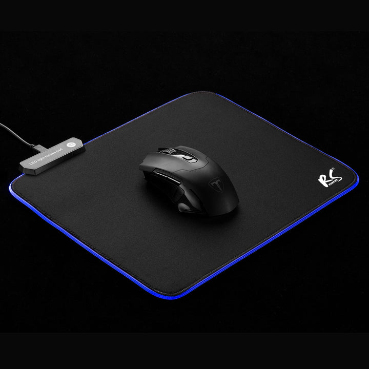 Gaming-musemåtte med RGB LED-belysning NanoRS, 300 x 250 x 4 mm, RS704