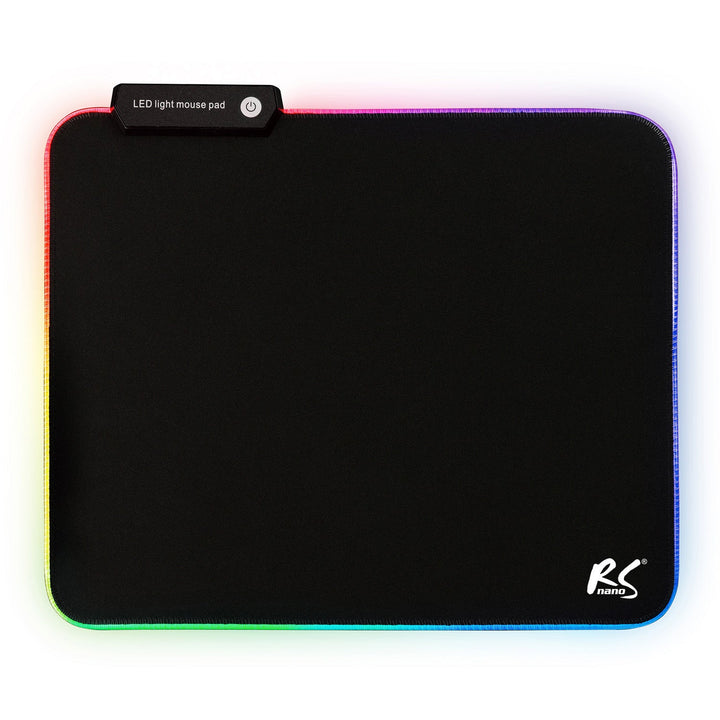 Gaming-musemåtte med RGB LED-belysning NanoRS, 300 x 250 x 4 mm, RS704