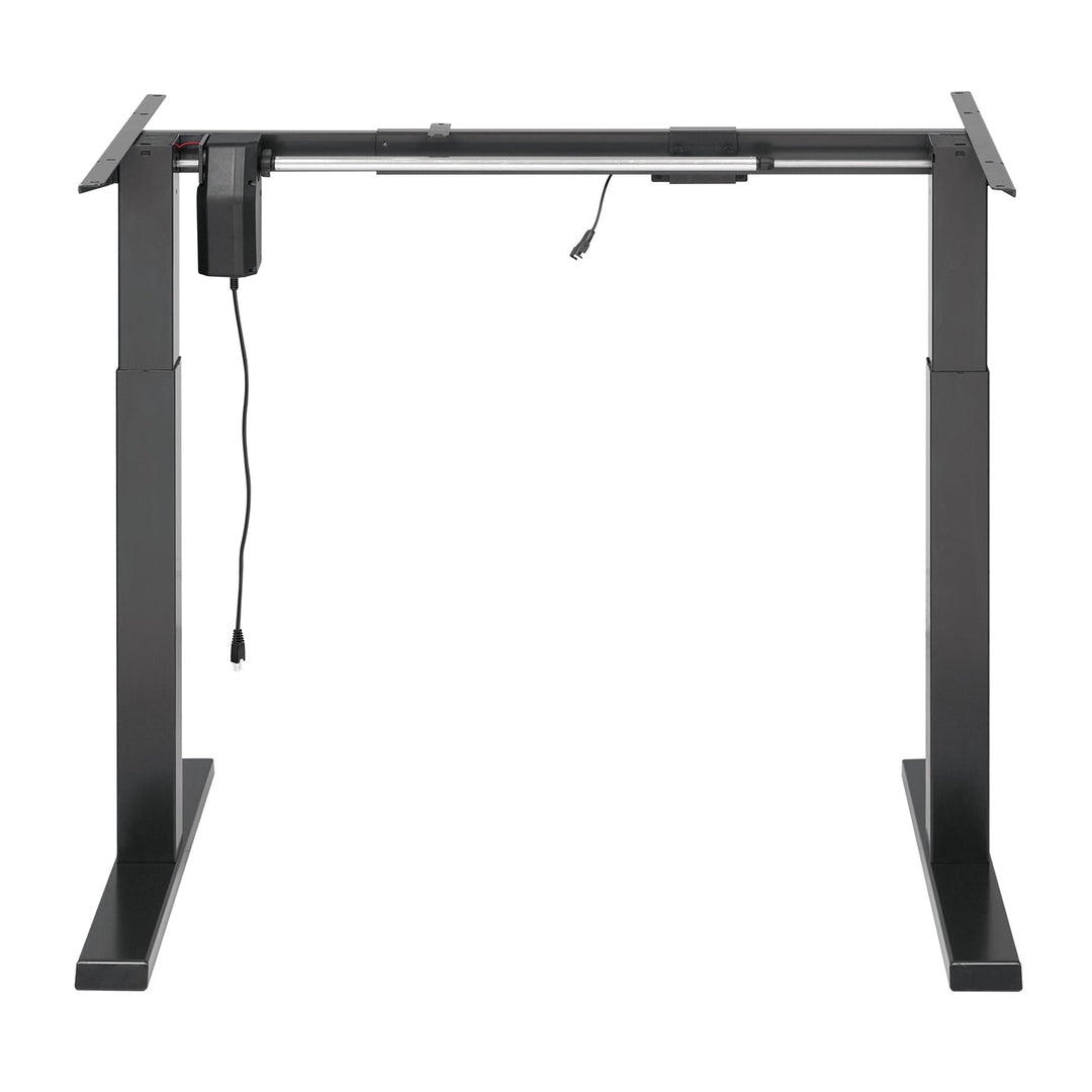 Elektrisk skrivebord med højdejustering Ergo Office, gråt, maks. højde 123 cm, 80 kg – uden bordplade, til stående og siddende arbejde, ER-433