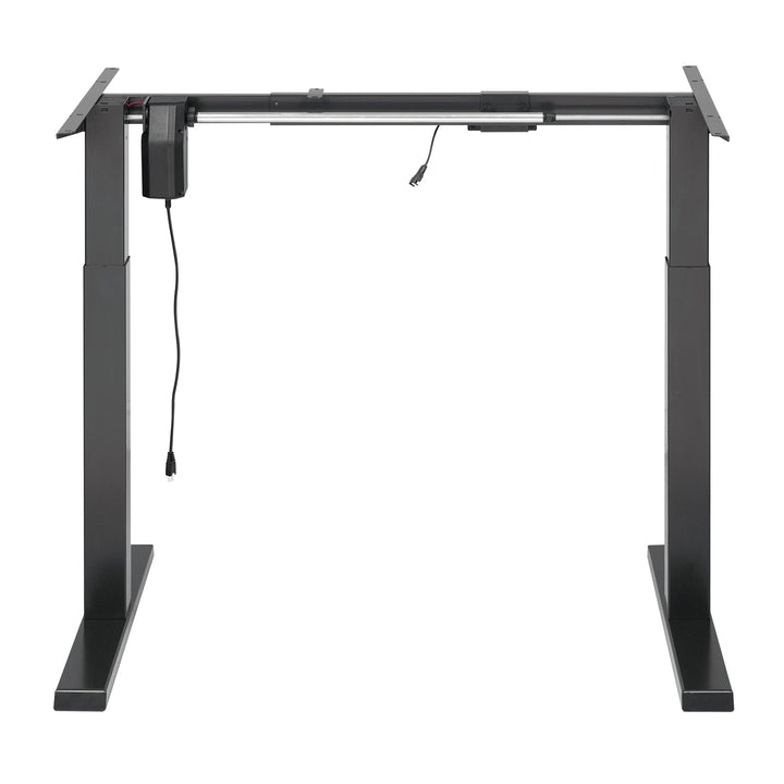 Elektrisk skrivebord med højdejustering Ergo Office, gråt, maks. højde 123 cm, 80 kg – uden bordplade, til stående og siddende arbejde, ER-433