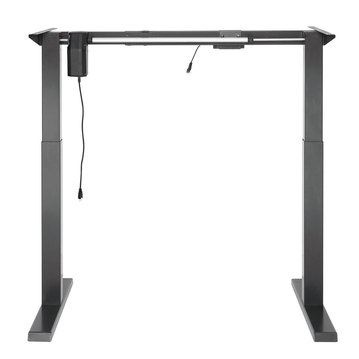 Elektrisk skrivebord med højdejustering Ergo Office, gråt, maks. højde 123 cm, 80 kg – uden bordplade, til stående og siddende arbejde, ER-433
