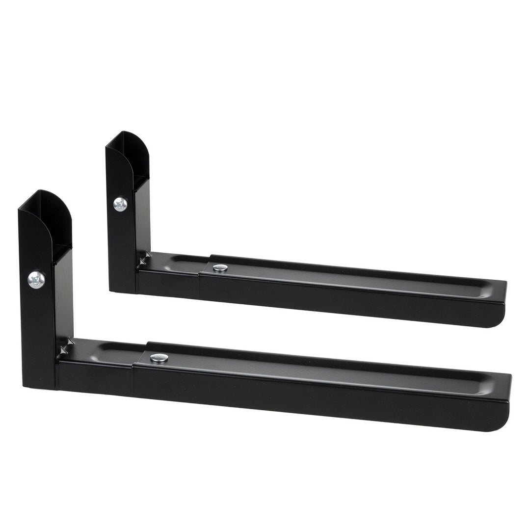 Maclean mikroovnsstativ, sammenklappelig, op til 30 kg, sort, MC-915 B