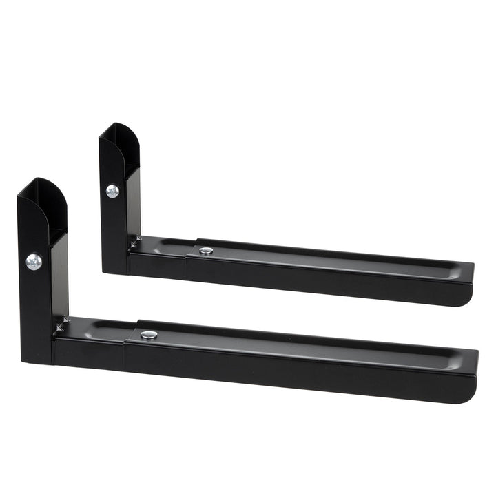 Maclean mikroovnsstativ, sammenklappelig, op til 30 kg, sort, MC-915 B