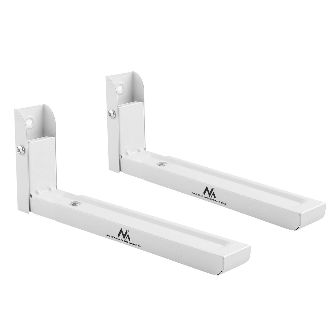 Maclean mikroovnsstativ, sammenklappelig, op til 30 kg, hvid MC-915 W