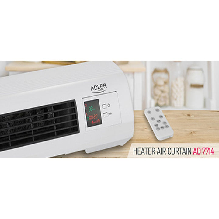 Adler AD 7714 2200W termoventilator luftgardin med fjernbetjening