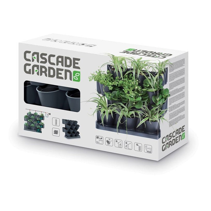 Prosperplast Cascade Garden stående vertikal have, antracit