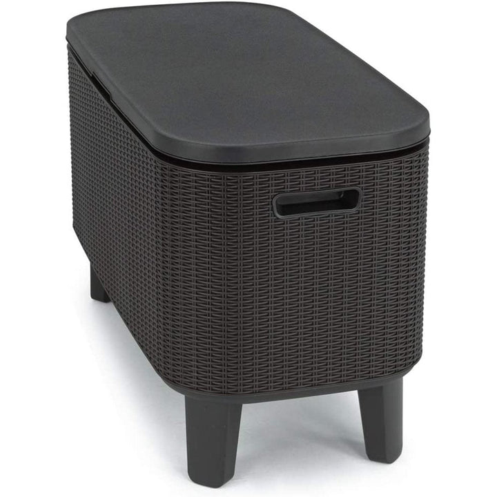 Keter 2-i-1 havebar, bord, bar med kølebeholder Bevy Cool Bar Rattan