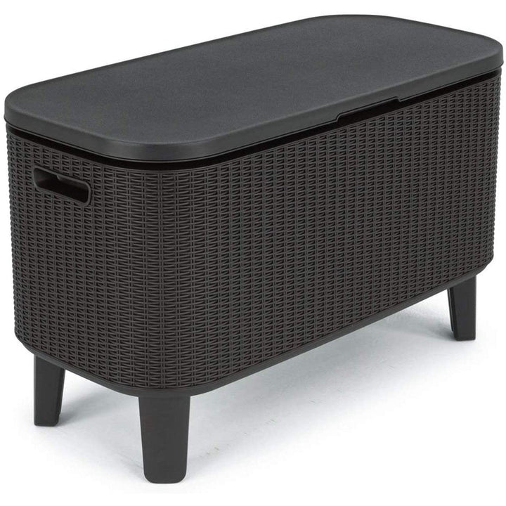 Keter 2-i-1 havebar, bord, bar med kølebeholder Bevy Cool Bar Rattan