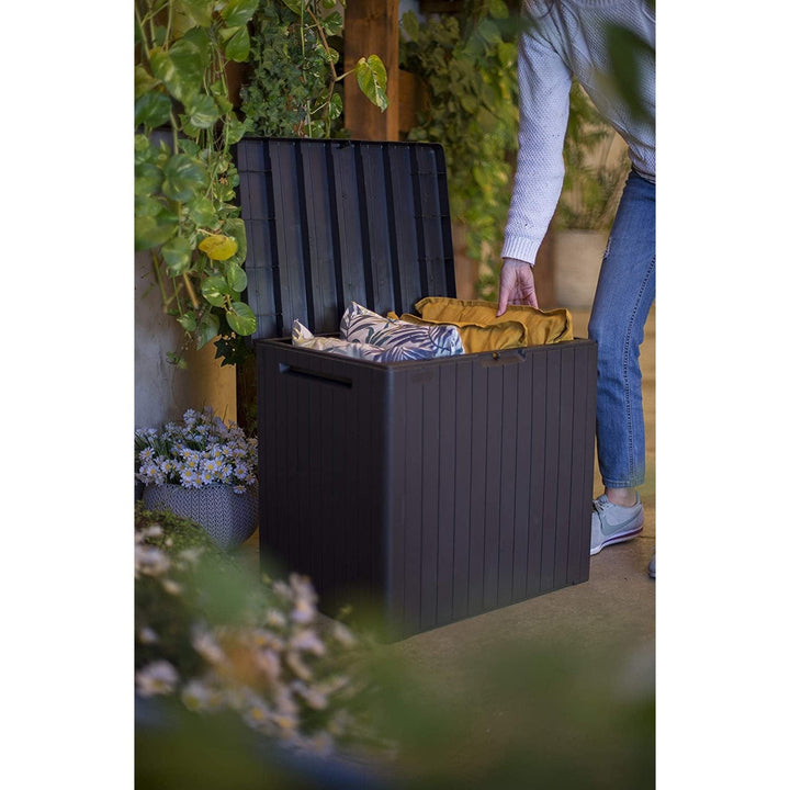 Keter havekasse, modstandsdygtig over for lave temperaturer og UV-stråling City Storage Box 113L