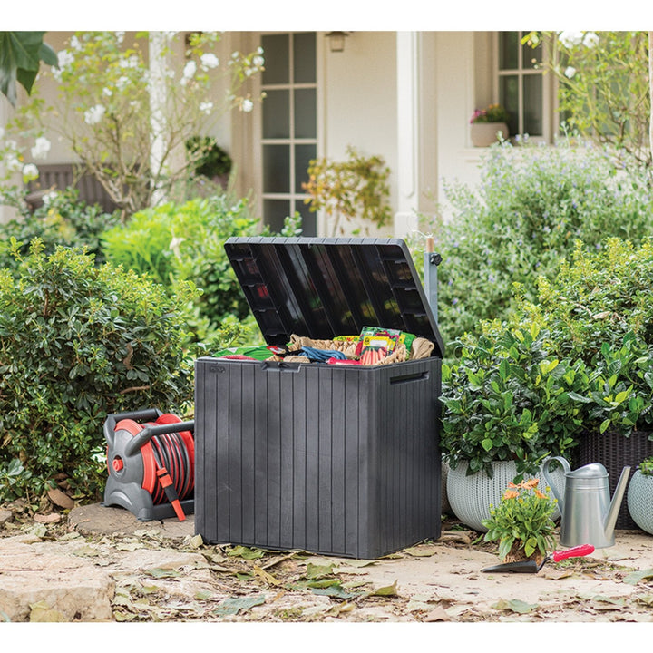 Keter havekasse, modstandsdygtig over for lave temperaturer og UV-stråling City Storage Box 113L