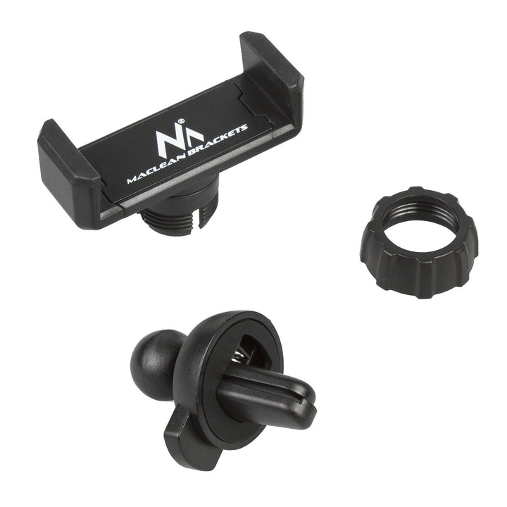 Maclean bilholder til telefon, universal, til ventilationsgitter, min./maks. afstand: 54/87 mm, materiale: ABS, MC-322