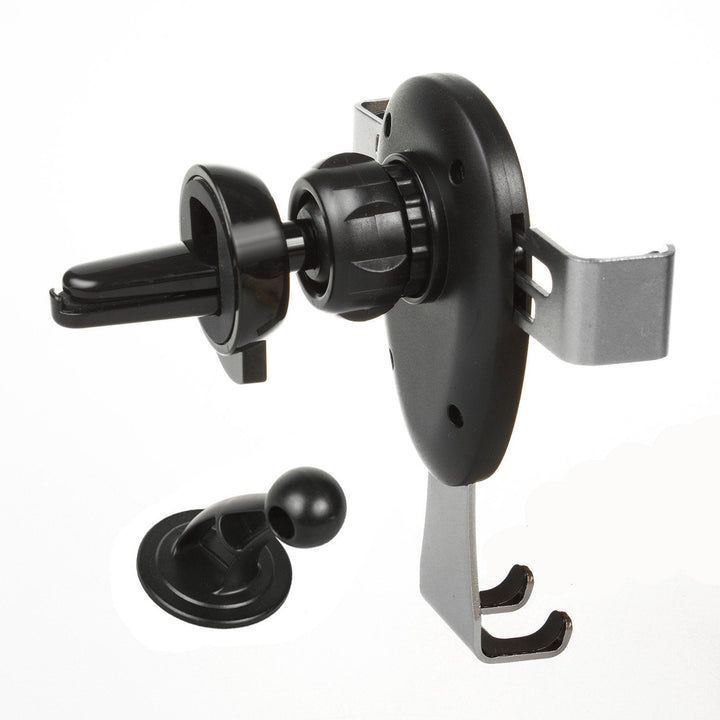Maclean bilholder til telefon, universal, til ventilationsgitter, tyngdekraft, maks. afstand 90 mm, MC-324