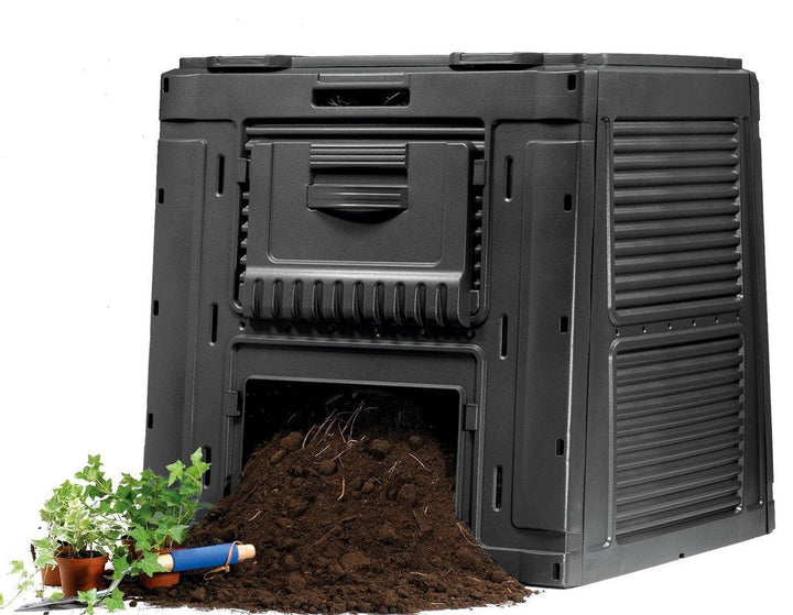 Komposter med bund Keter E-COMPOSTER 470L sort 231415
