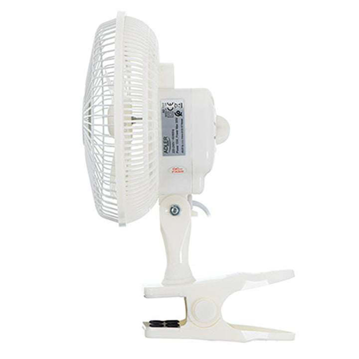 Adler bordventilator, klips og fod, diameter 15 cm, effekt maks. 30 W, AD7317