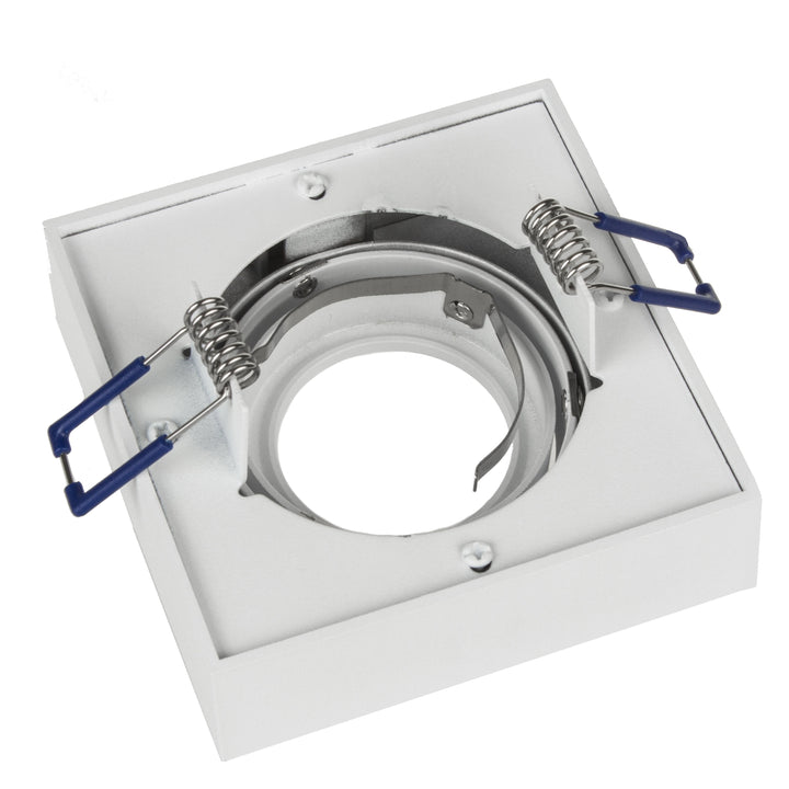Maclean spotloftsarmatur, til MR16/GU10 lyskilder, hvid, 94x94x32 mm, firkantet, aluminium, MCE464 W