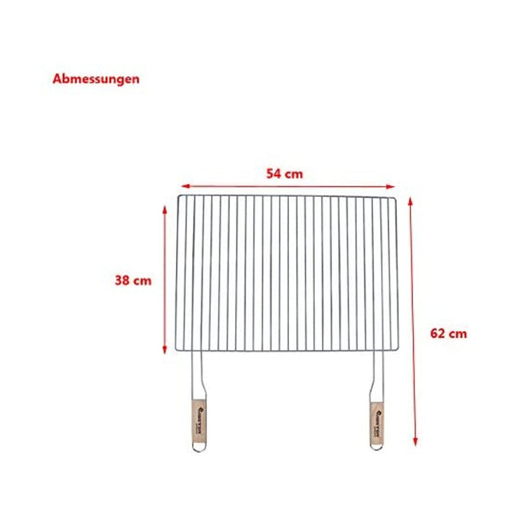 Master Grill&Party grillrist 54 x 38 cm, forkromet stål MG252