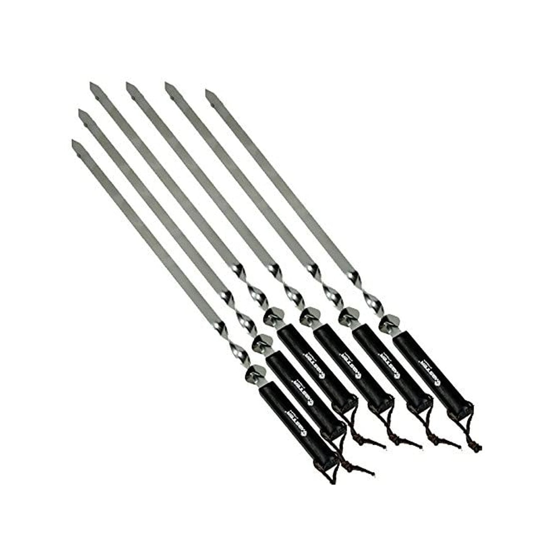 Sæt med 6 spyd til kebab, længde 60 cm Master Grill MG133