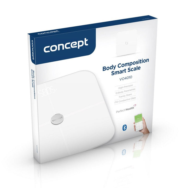 Concept hvid badeværelsesvægt VO4010 Perfect Health