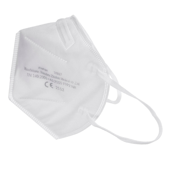 Sæt med 50 stk. hvide FFP2-filtermasker