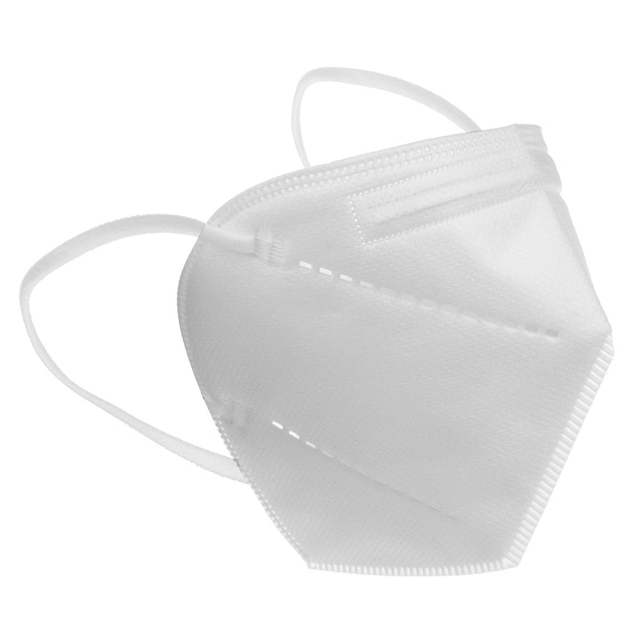 Sæt med 50 stk. hvide FFP2-filtermasker