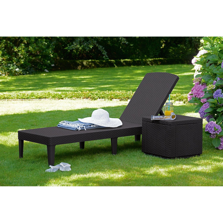 Havestol med justerbar ryglæn Jaipur Sun Lounger