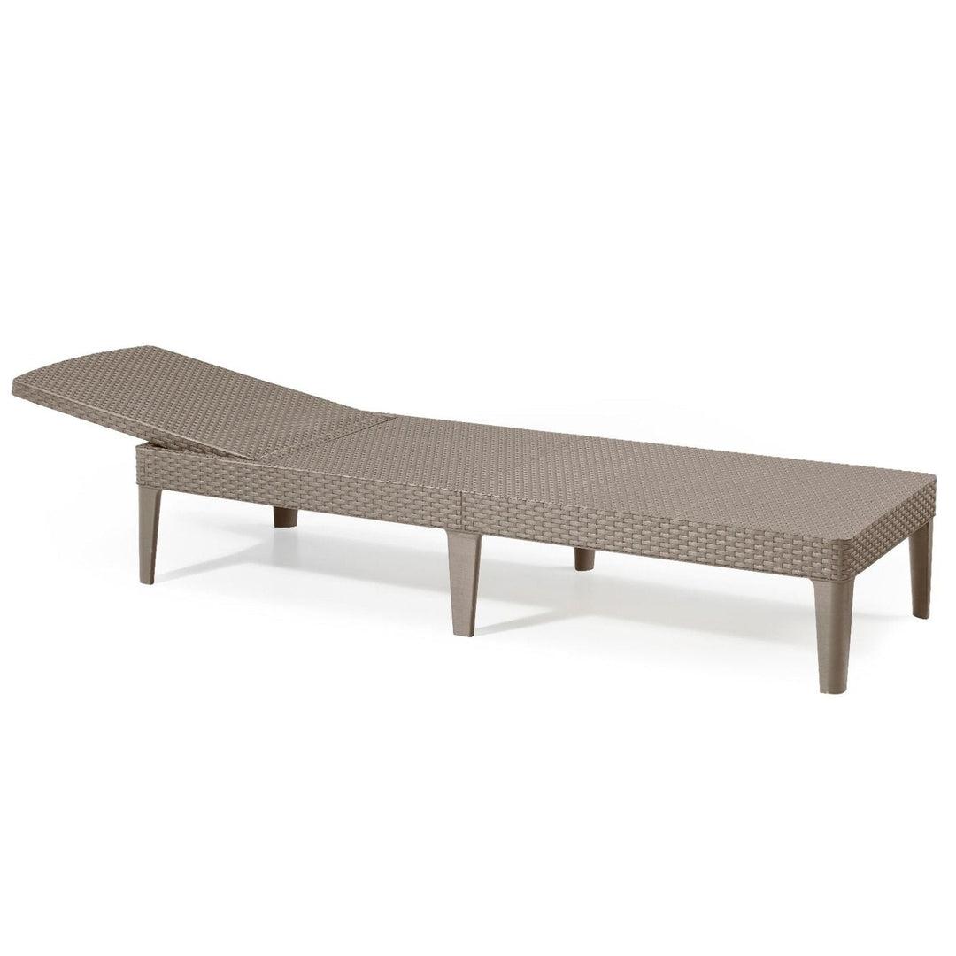 Justerbar havestol Jaipur Sun Lounger cappuccino