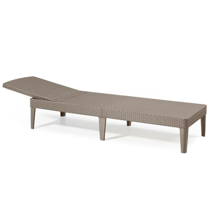 Justerbar havestol Jaipur Sun Lounger cappuccino