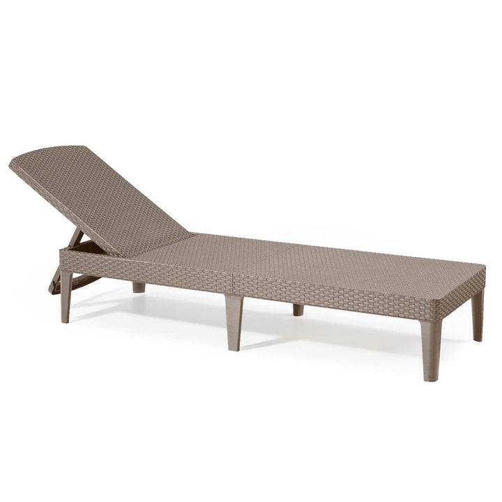 Justerbar havestol Jaipur Sun Lounger cappuccino