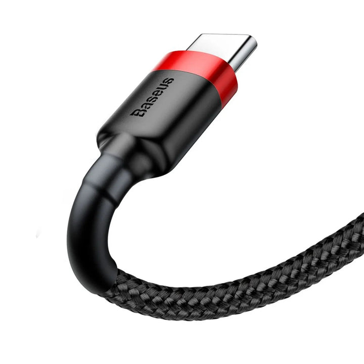 USB A-stik til USB C-stik, 1 m, CATKLF-B91, rød+sort, Baseus