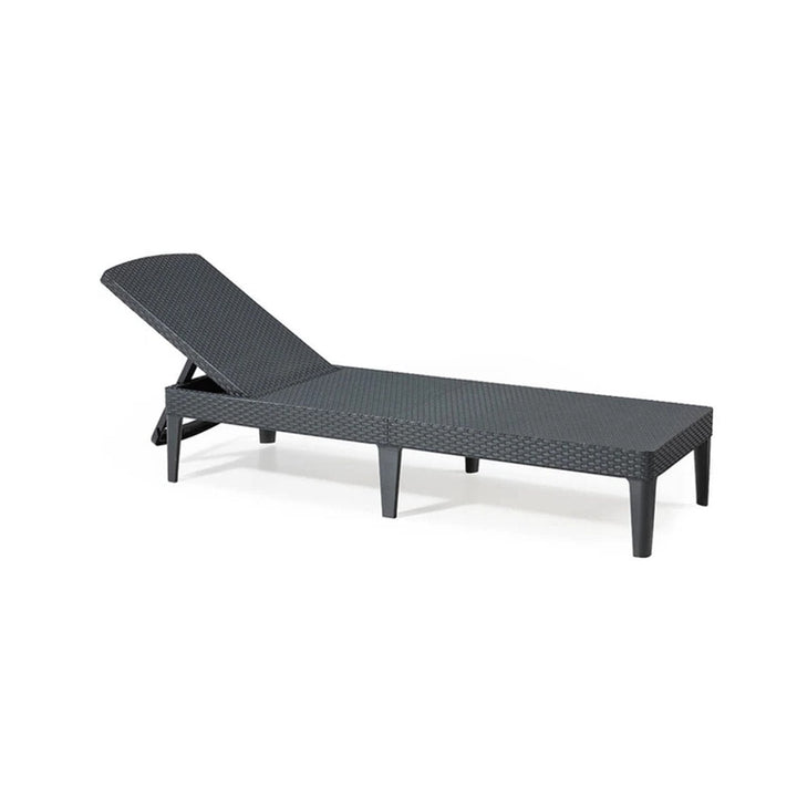 Jaipur Sun Lounger justerbar havestol - grafitgrå