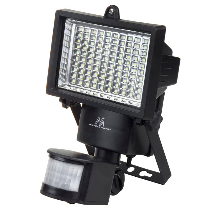 Solar LED-projektør med bevægelsessensor Maclean Energy IP44, 6W, 360lm, 6000K kold hvid, Li-ion-batteri 2400 mAh, 5,5V DC MCE442
