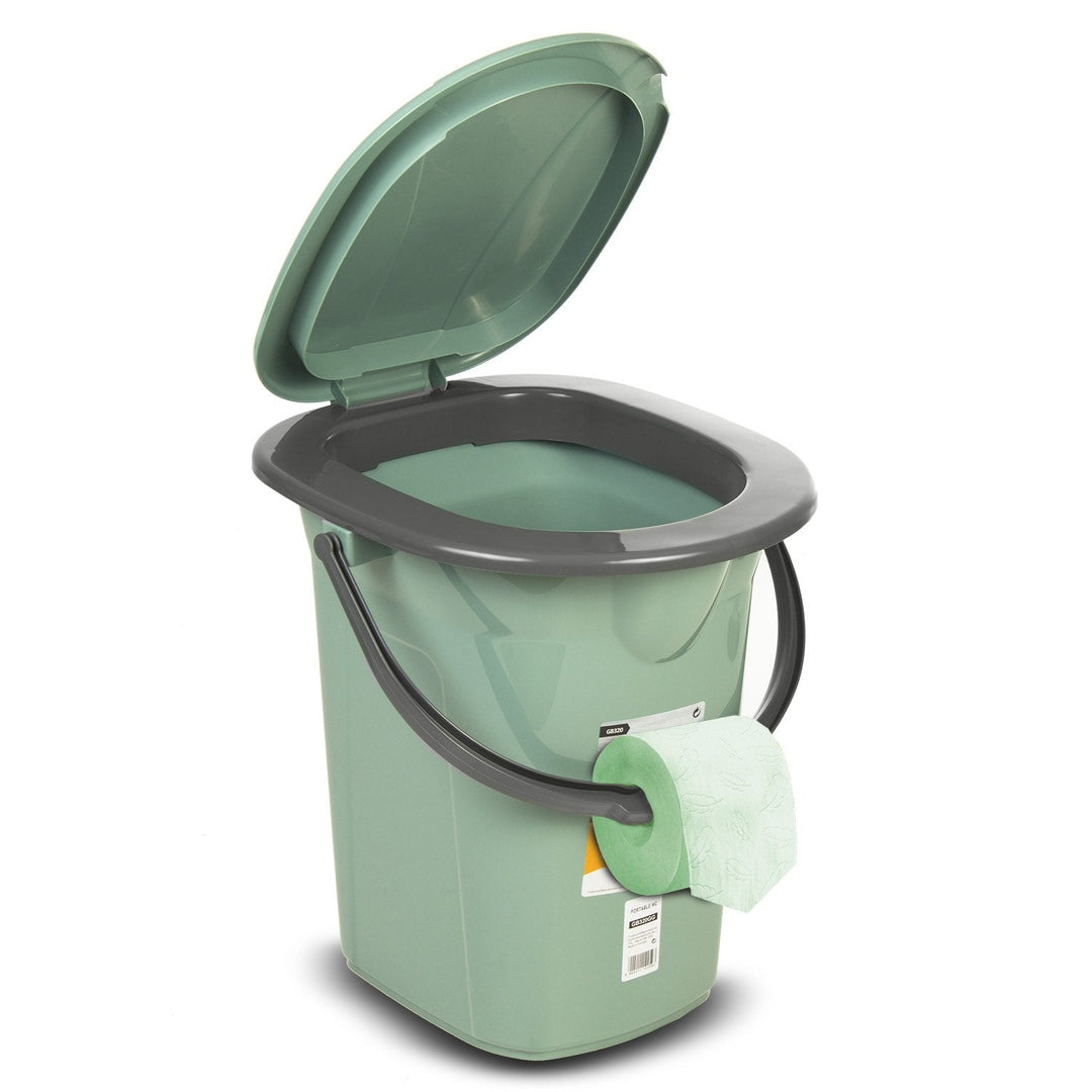 GreenBlue GB320GG grøn-grå rejsetoilet