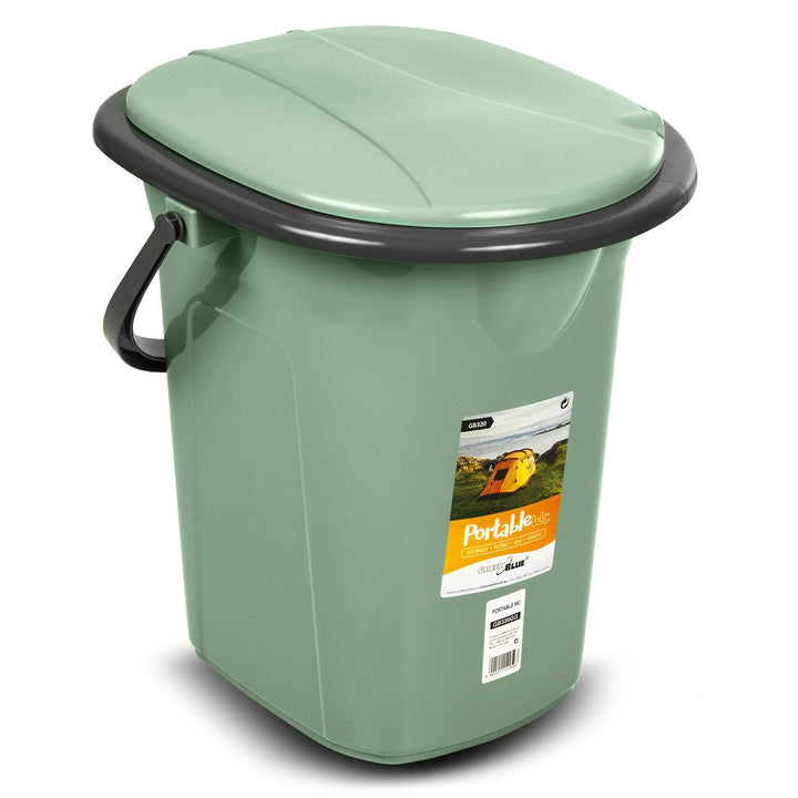 GreenBlue GB320GG grøn-grå rejsetoilet