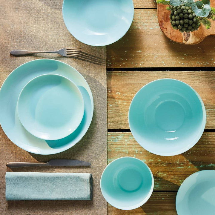 LUMINARC Diwali Light Turquoise 18-delt middagsstel til 6 personer