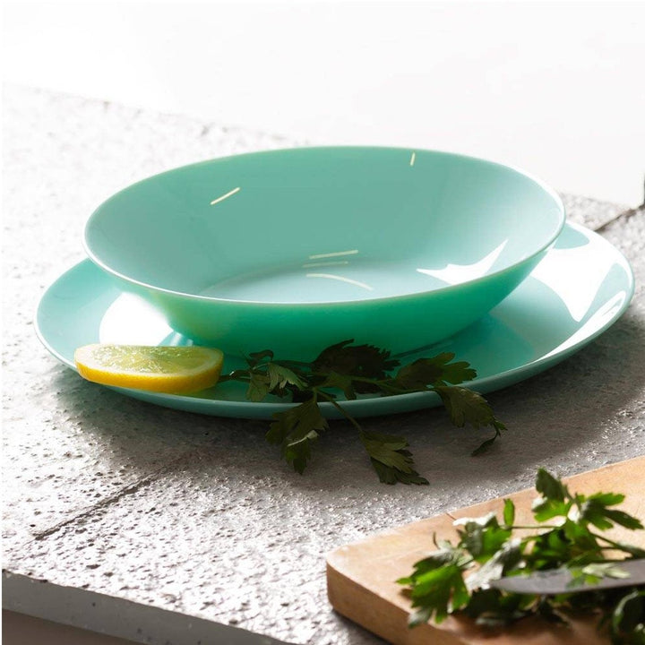 LUMINARC Diwali Light Turquoise 18-delt middagsstel til 6 personer