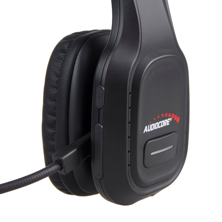 Bluetooth-hovedtelefoner ANC call center med mikrofon Audiocore, QCC3020, ANC, AVRCP, A2DP, HSP, HFP, SBC AAC-codec, AC864