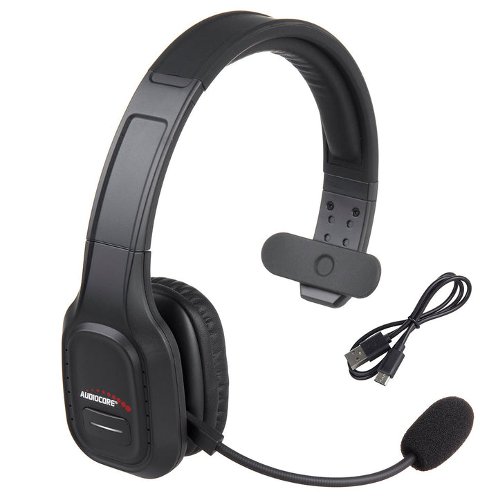 Bluetooth-hovedtelefoner ANC call center med mikrofon Audiocore, QCC3020, ANC, AVRCP, A2DP, HSP, HFP, SBC AAC-codec, AC864