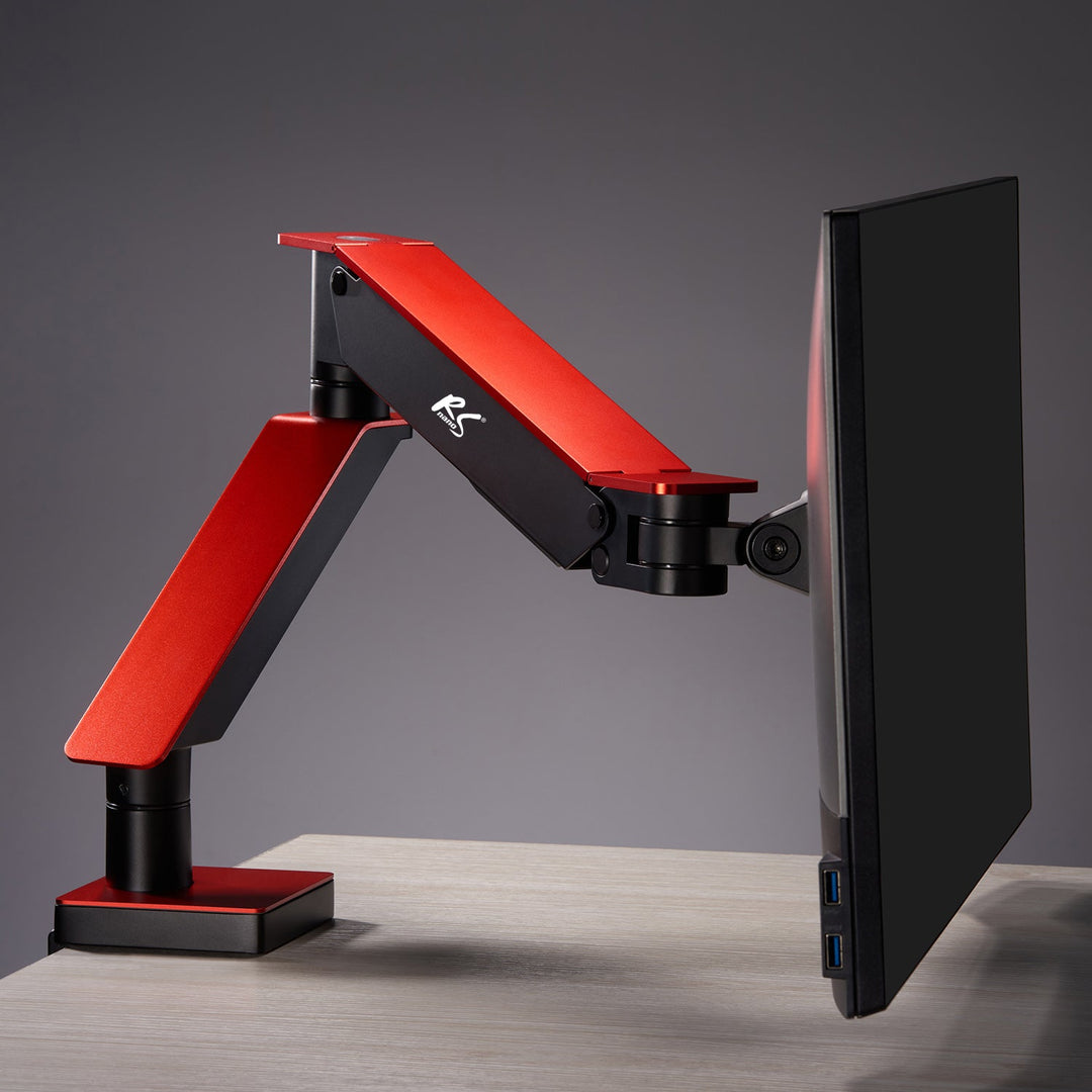 Gaming-holder til LCD-skærm NanoRS, 17-32", 8 kg, VESA 75x75 og 100x100, dobbelt arm, RS162