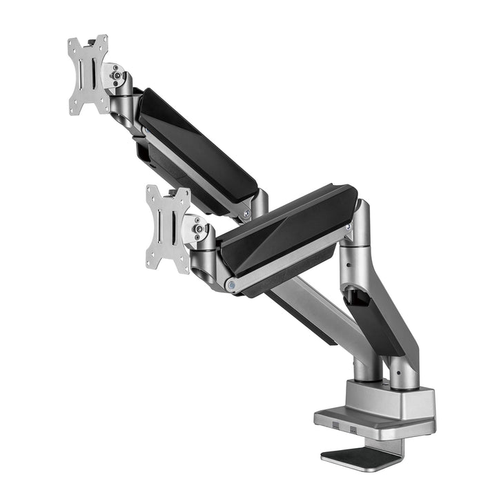 Ergo Office universal bordholder til to skærme, gasfjeder 17"-35" 15 kg, VESA 75x75 / 100x100, ER-446