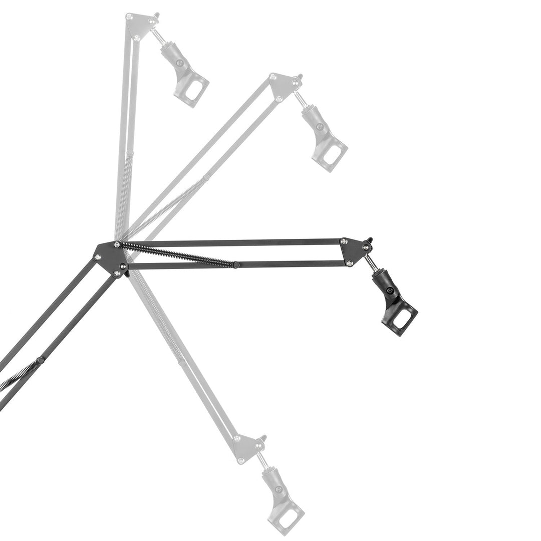 All-In-One Studio NanoRS monitor-, mikrofon-, kamera- og lysholder, YouTube, 17"-32", maks. 9 kg, RS164